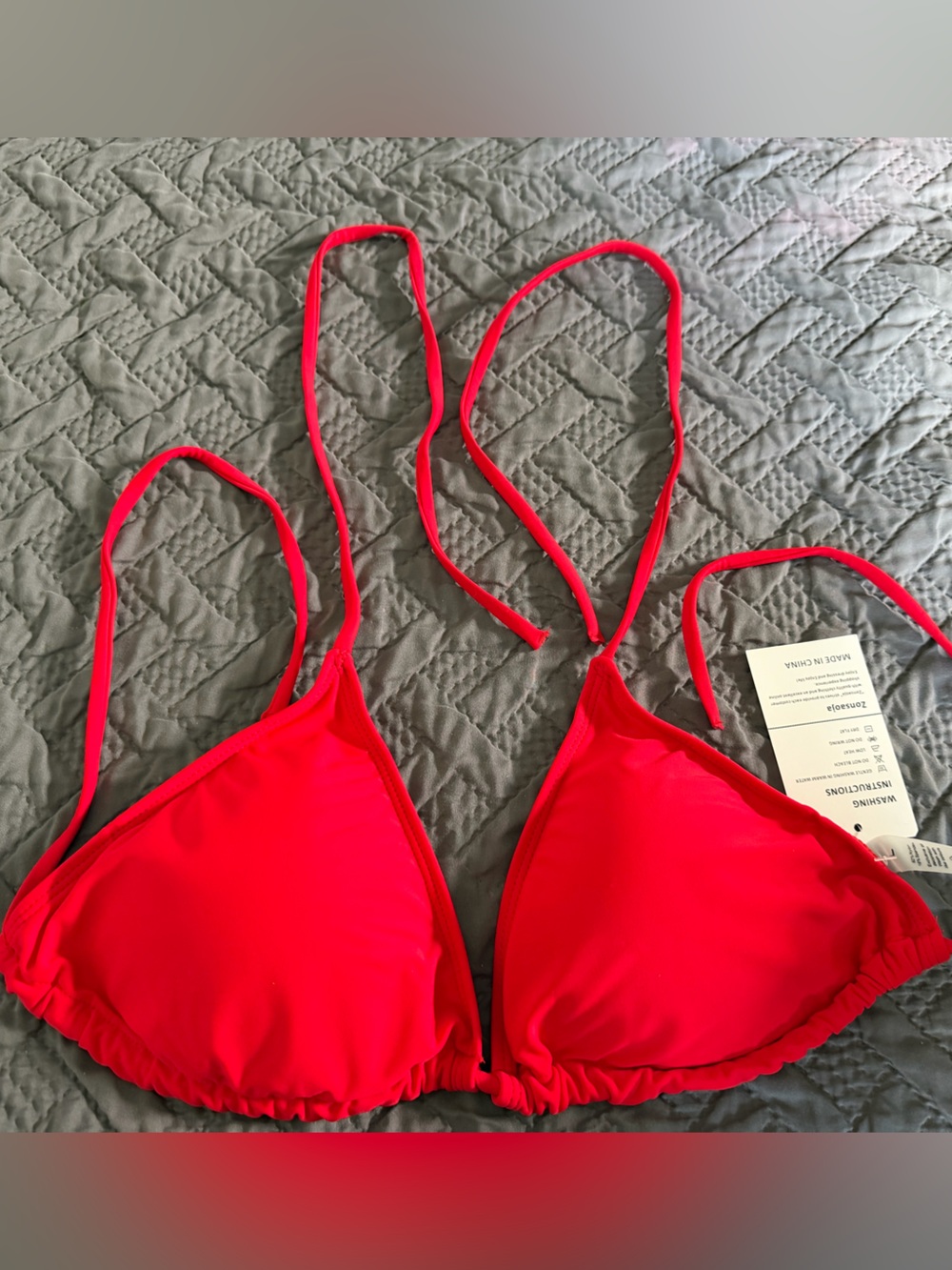 Woman Triangle Swim Top - Unbranded